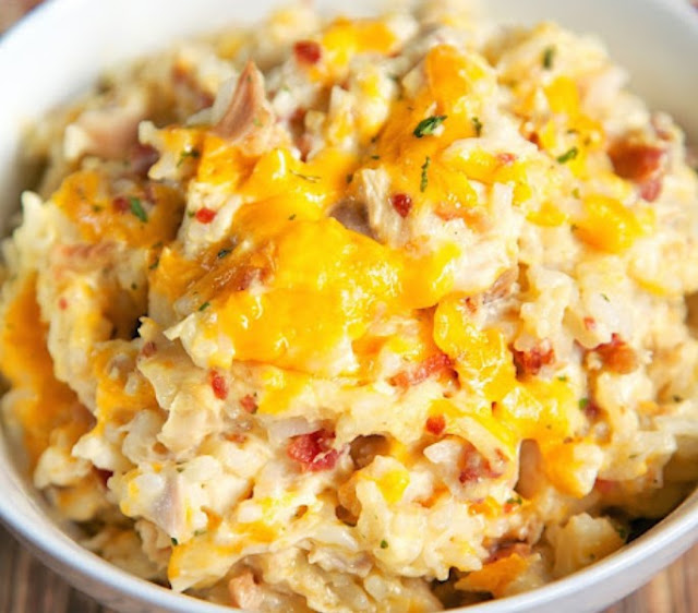 Crack Chicken and Rice Casserole #dinner #casserole