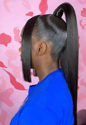 Weave ponytail hairstyles for black hair