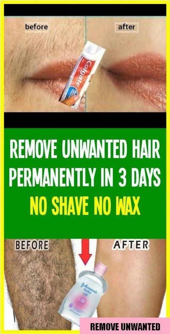 How to Remove Unwanted Hair Naturally healhty and tips