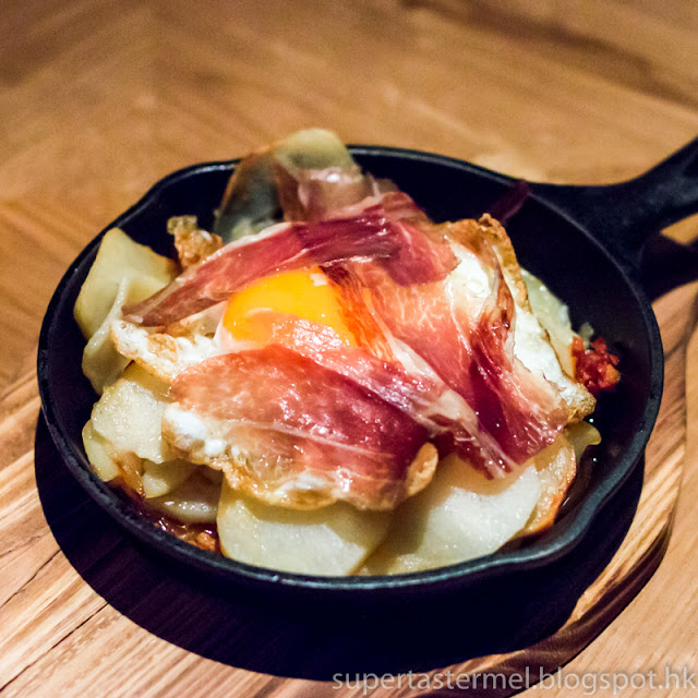 The Optimist Hong Kong broken eggs iberico ham chorizo
