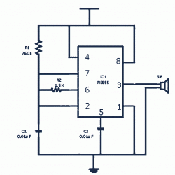 Simple Electronic Mosquito Repellent Circuit Diagram