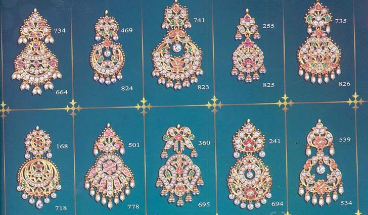 Rajasthani Jewellery Rajputi Jadau Earrings at Rs 300/pair in Jaipur | ID:  24556760788