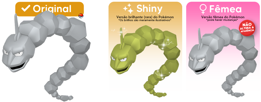Shiny Onix : r/PokemonUnbound