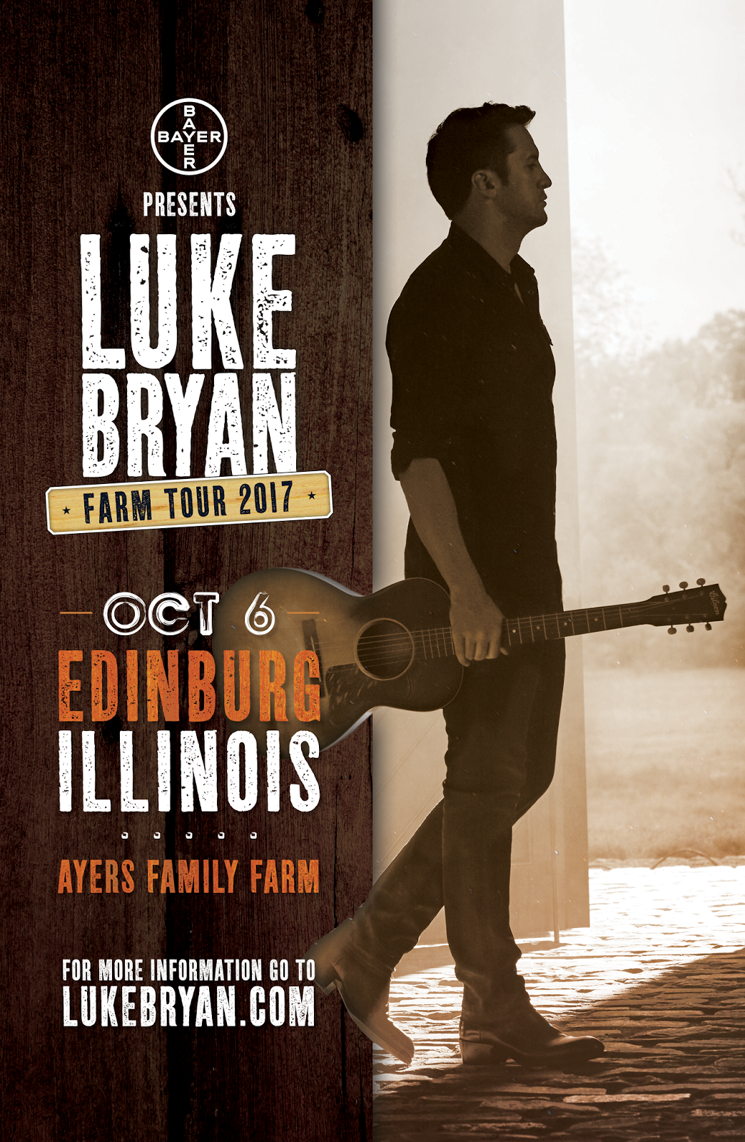 The Josh Roberts Radio Show LUKE BRYAN Announces Dates for Farm Tour