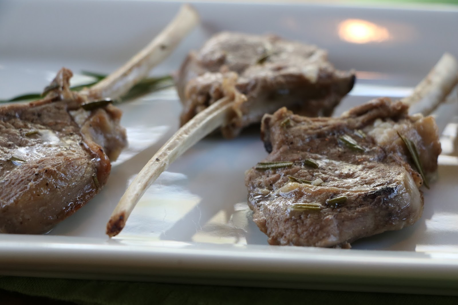 Yates Yummies Lamb Lollipops with Lemon Yogurt Sauce