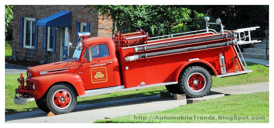 Antique fire ford part truck #10