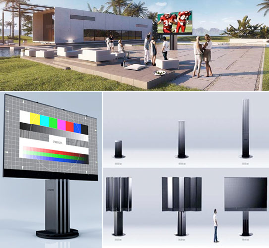 Kiki's Land World’s largest outdoor TV by Porsche Design