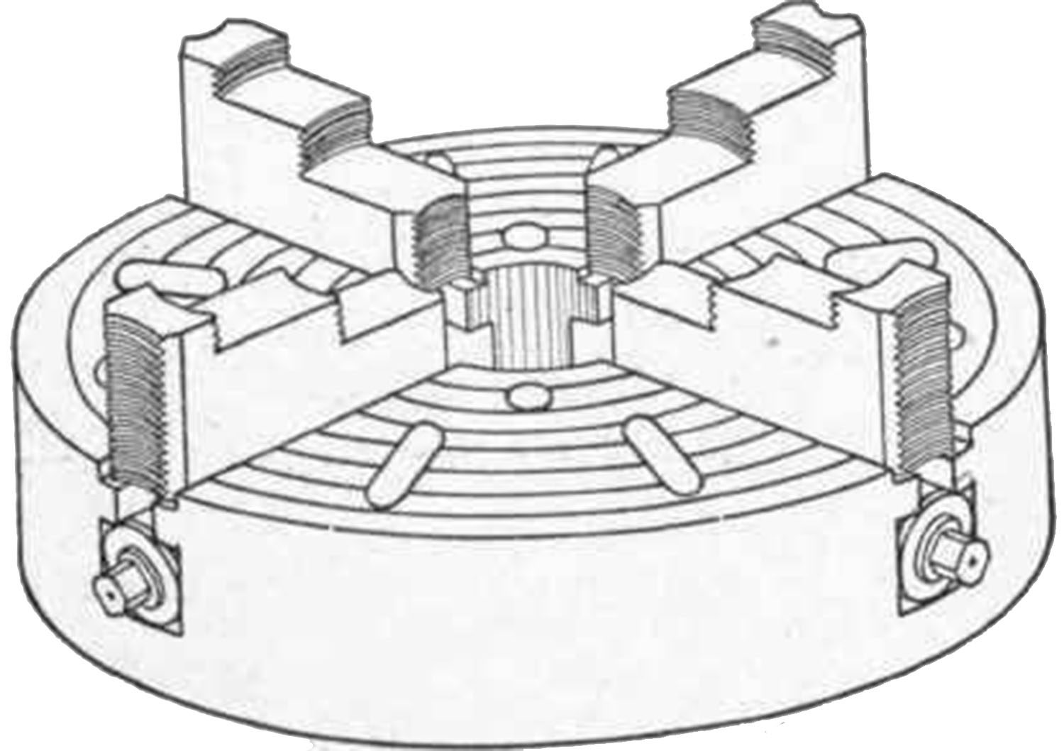 Work Holding Devices Used During Operations on Machine Q Hunt
