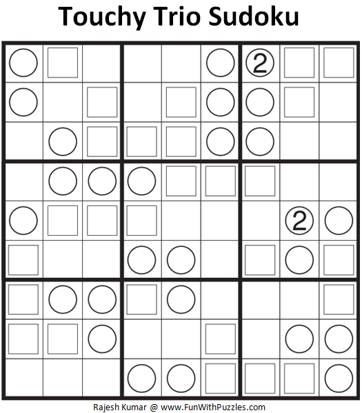 Touchy Trio Sudoku (Daily Sudoku League #139)