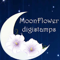 Moonflower digi stamps