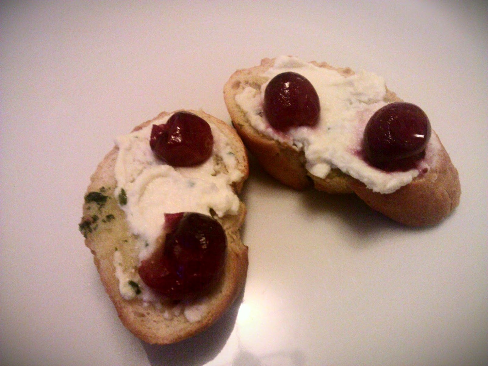 Everything Goes With Toast Roast grape & ricotta garlic bread