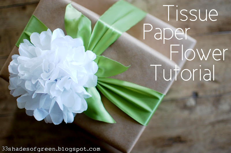 Tissue Paper Flower Tutorial