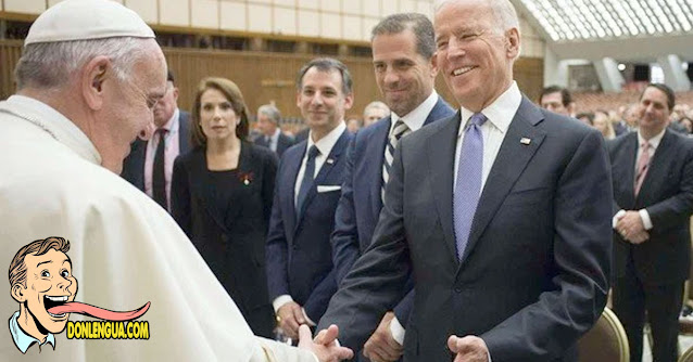 El Papa Comunista Bergoglio llamó por celular a Biden para felicitarlo