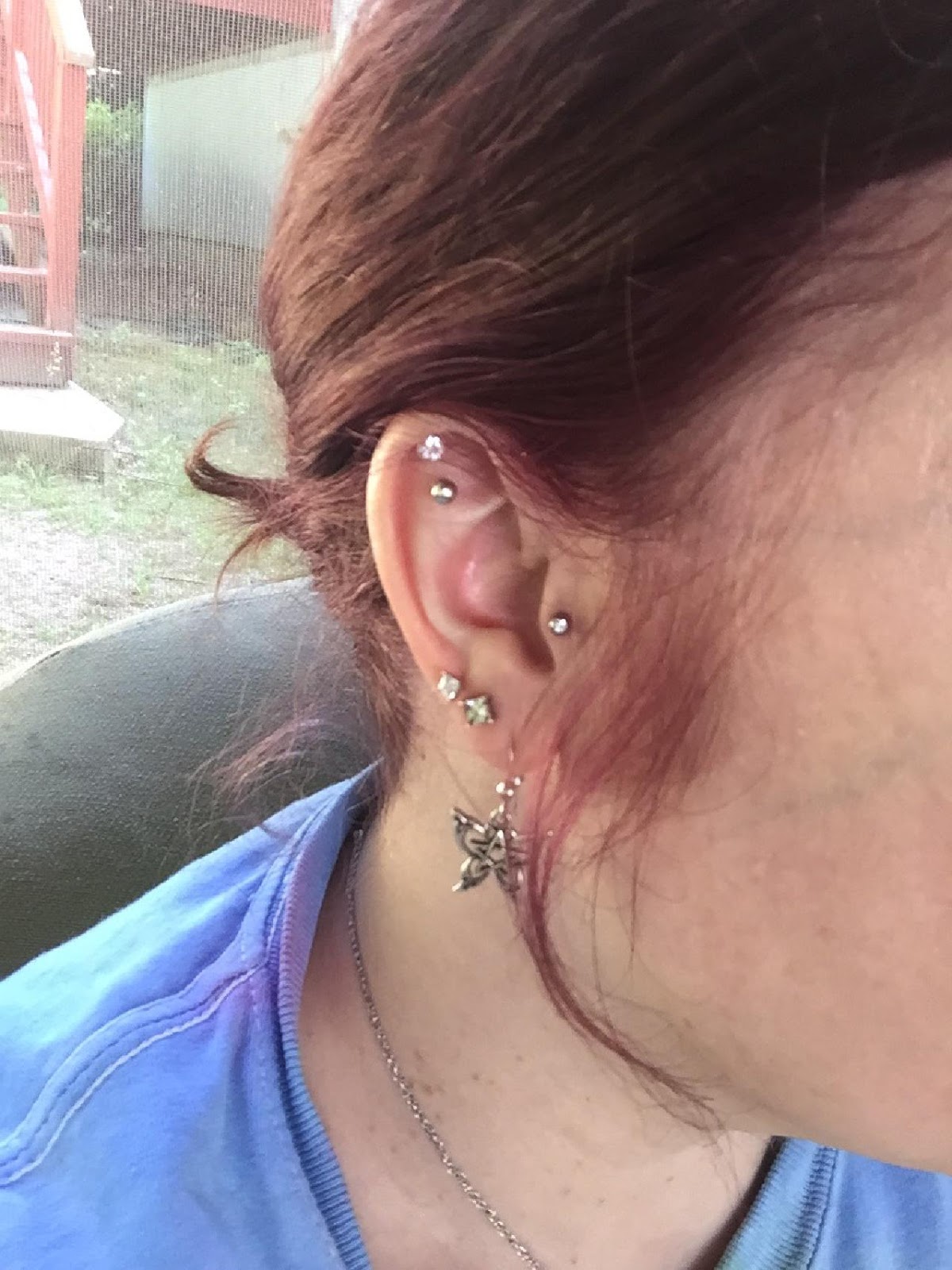 The Rantings of a Drama Queen's Mum Had my ear pierced again