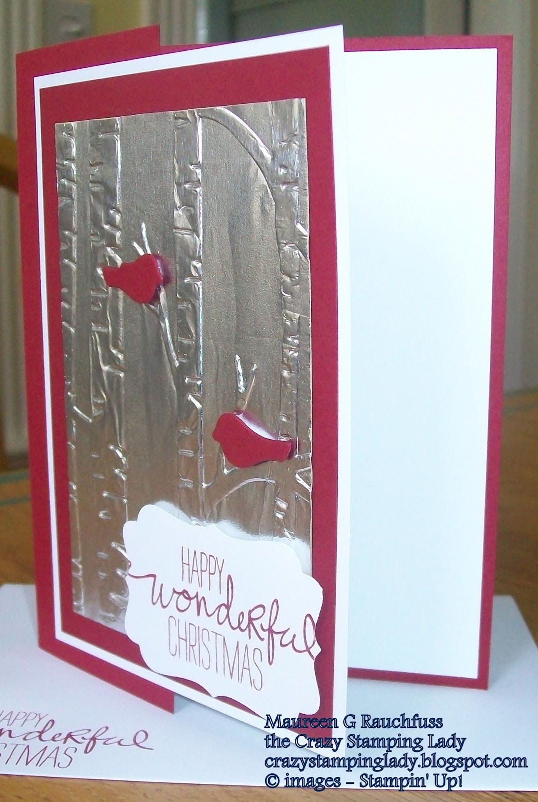 CSL: Beautiful Foil Christmas Card