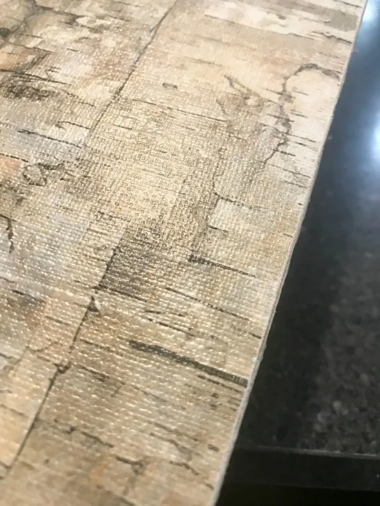DIY Decoupage technique for a birch bark organizer. Homeroad.net