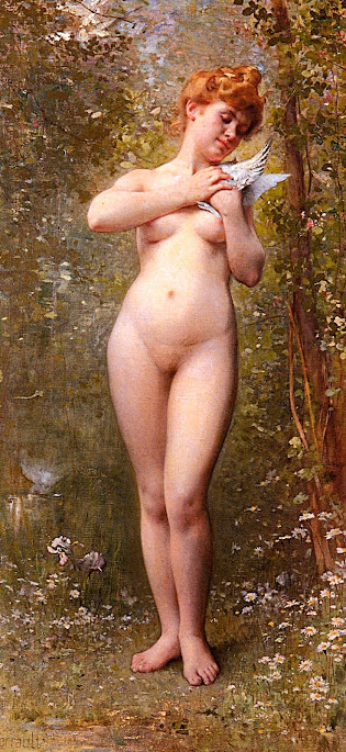 Léon Bazille Perrault - nudo femminile