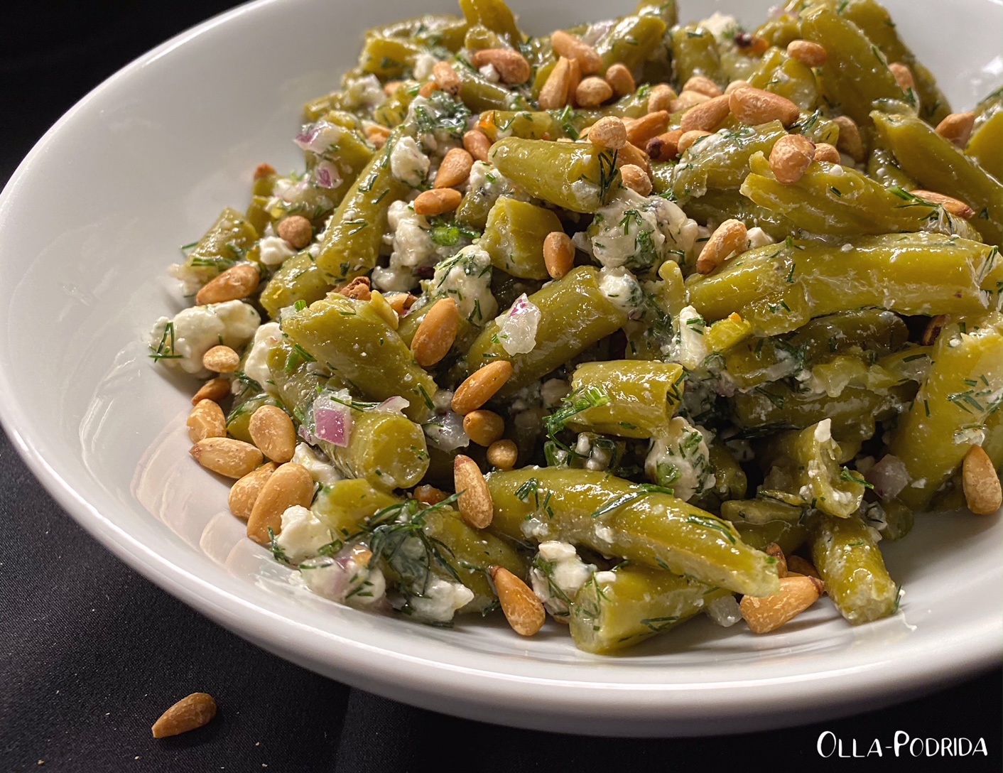 OllaPodrida Green Bean Salad with Dill and Feta