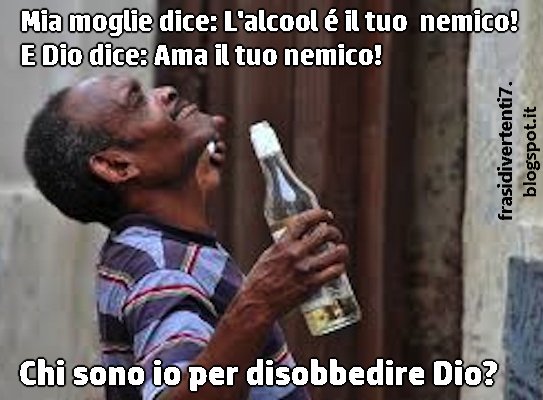 Frasi Divertenti Alcool Barzellette