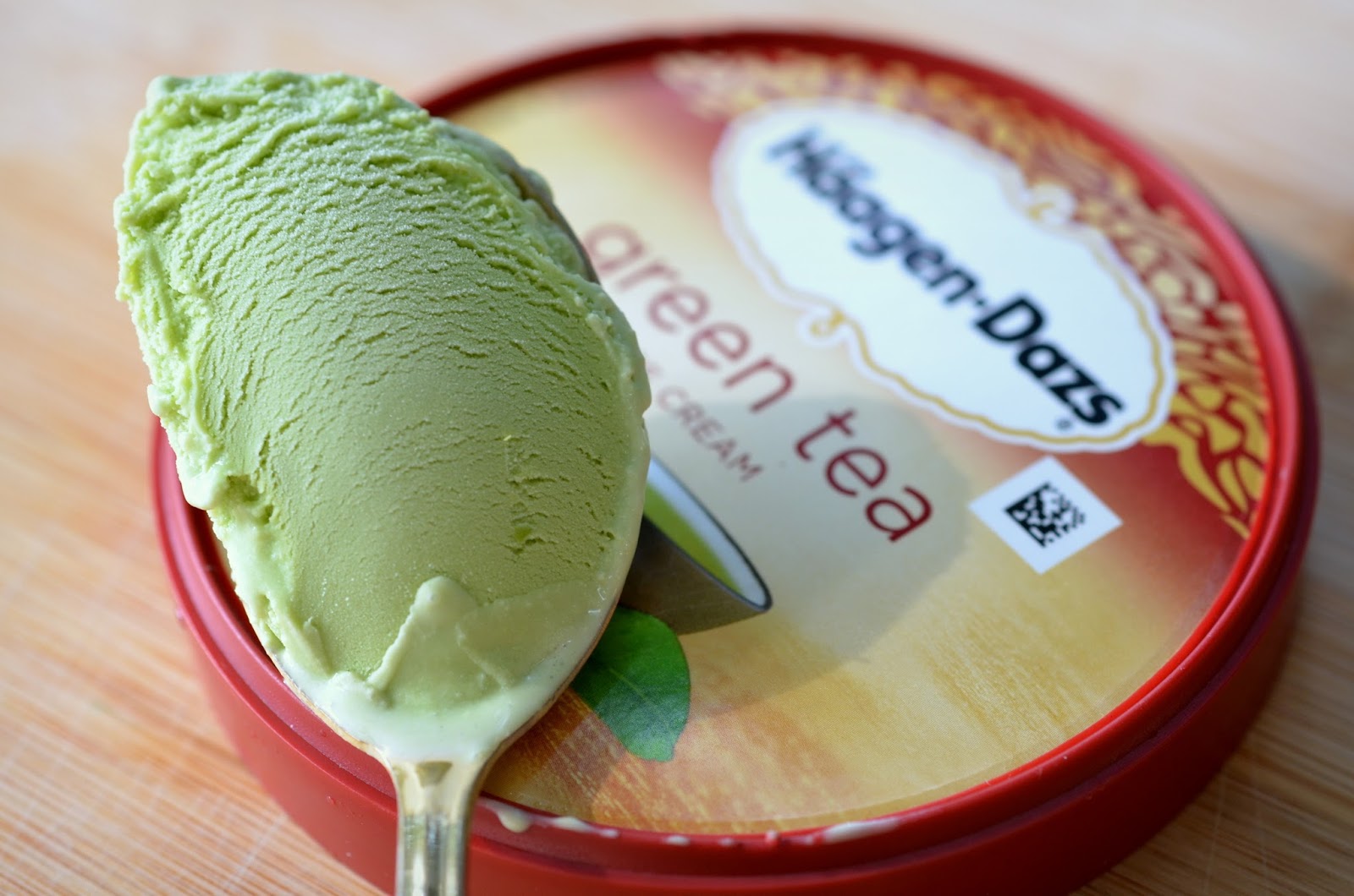 food and ice cream recipes REVIEW Haagen Dazs Green Tea
