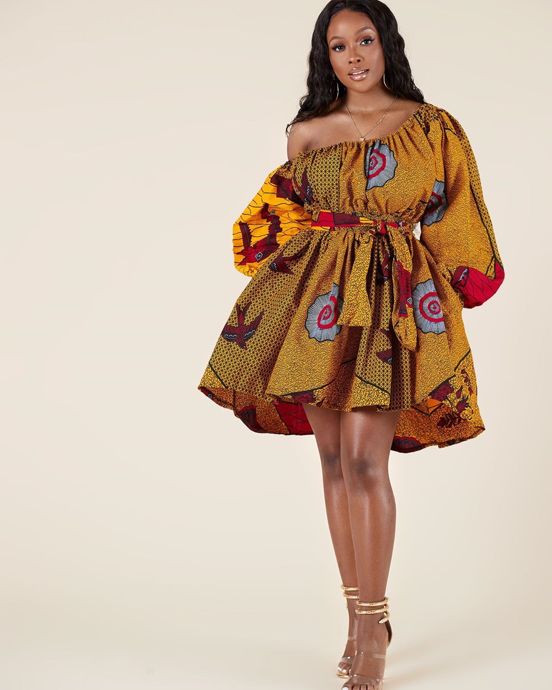 Short Ankara Gown Styles 2020: Latest Ankara Gown Styles