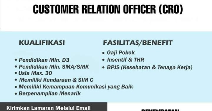 Lowongan Kerja Cro Bussan Auto Finance Penempatan Sragen Dan Sukoharjo Loker Swasta