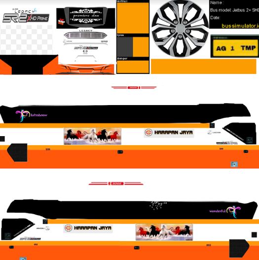 Download Livery Bussid Avante Harapan Jaya Download Livery Bussid Stj
