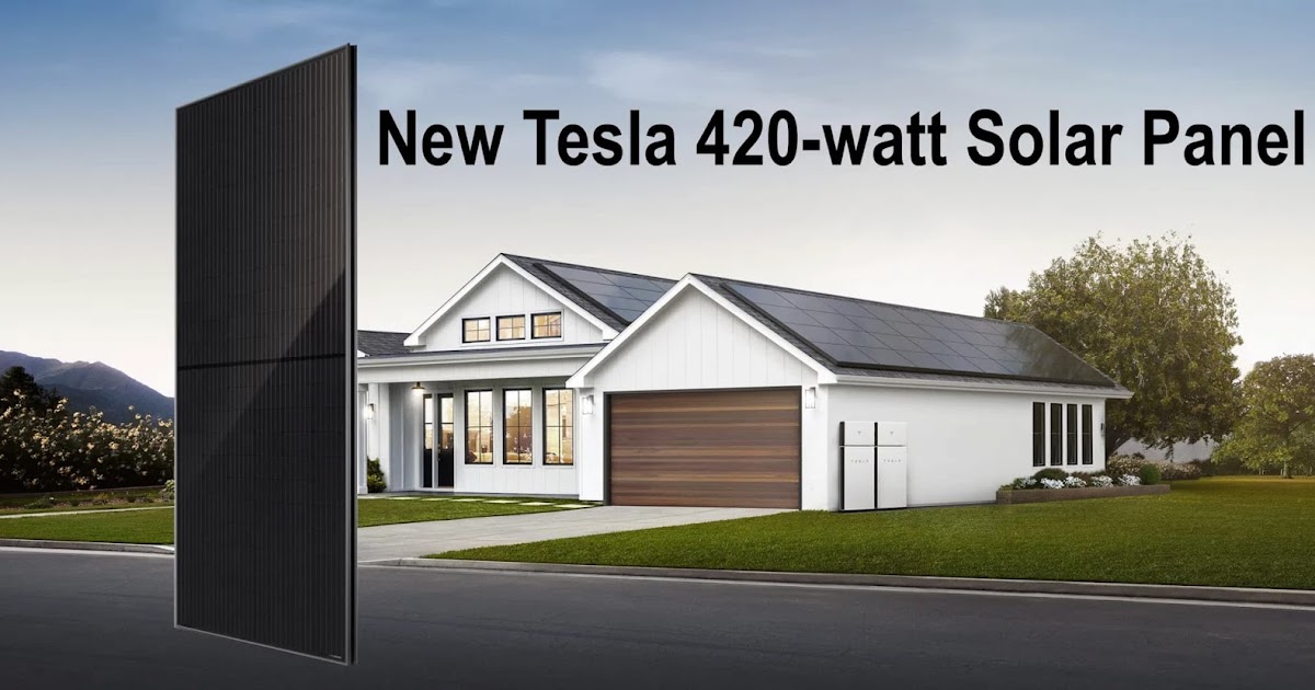 Tesla lança novo painel solar de 420W Aberto até de Madrugada