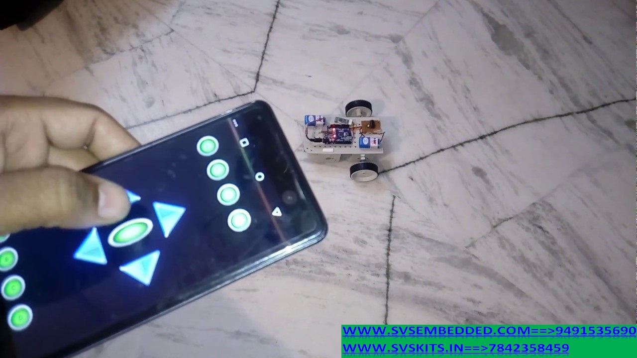 myembeddedproject , 9491535690 , 7842358459: Bluetooth controlled robot