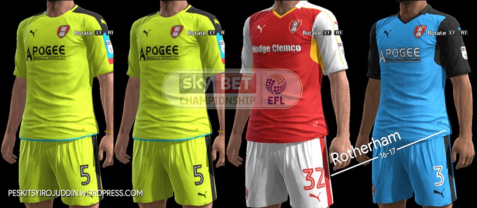rotherham united new kit