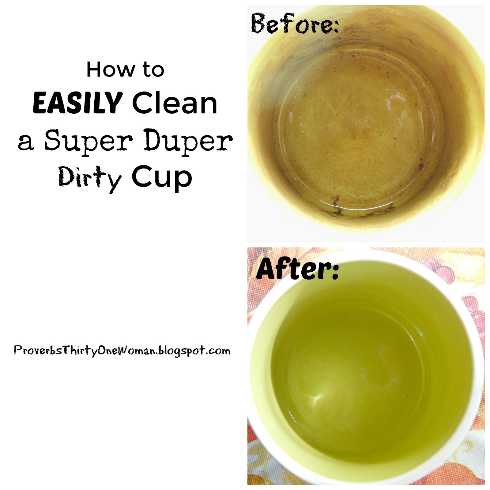 How to EASILY Clean a Super Duper Dirty Cup Proverbs 31 Homestead
