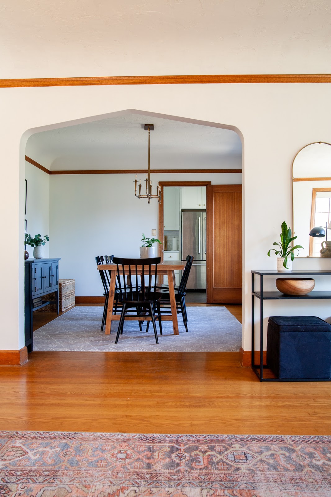 Modern Traditional Tudor Revival Living Room: The definitive living