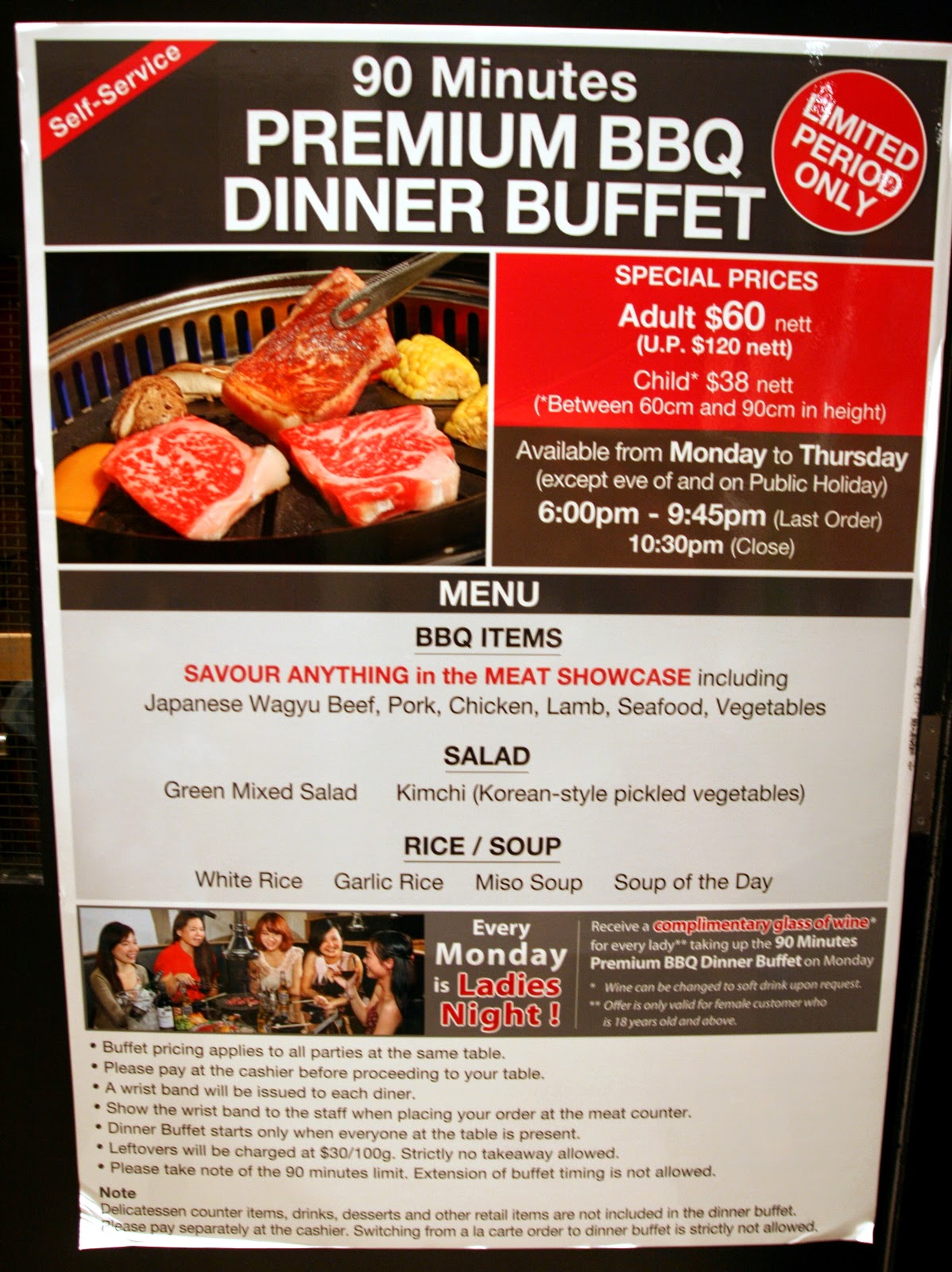 SmokeHouse Charcoal BBQ Restaurant at Great World City Wagyu