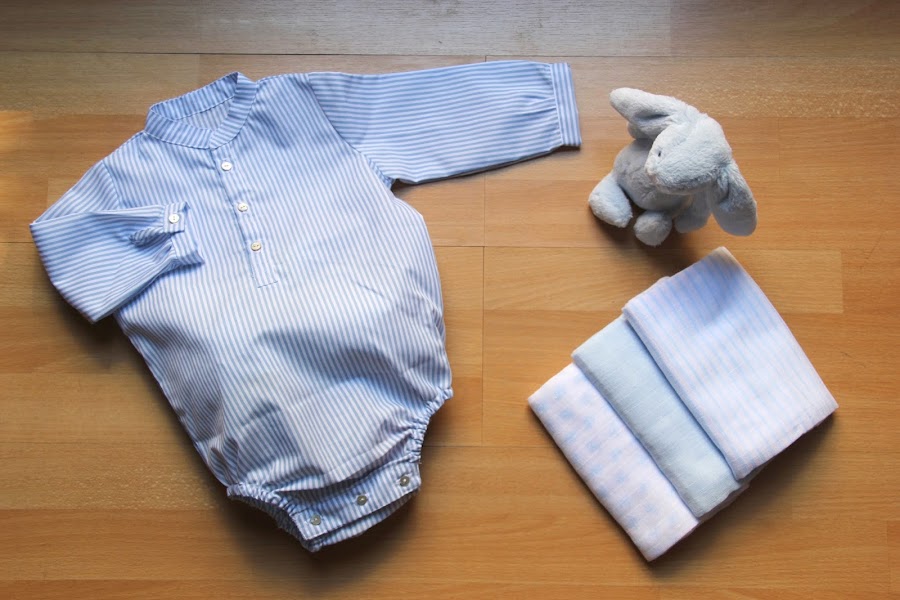 DIY Cómo hacer camisa-body para bebé (patrones gratis) blog costura y diy