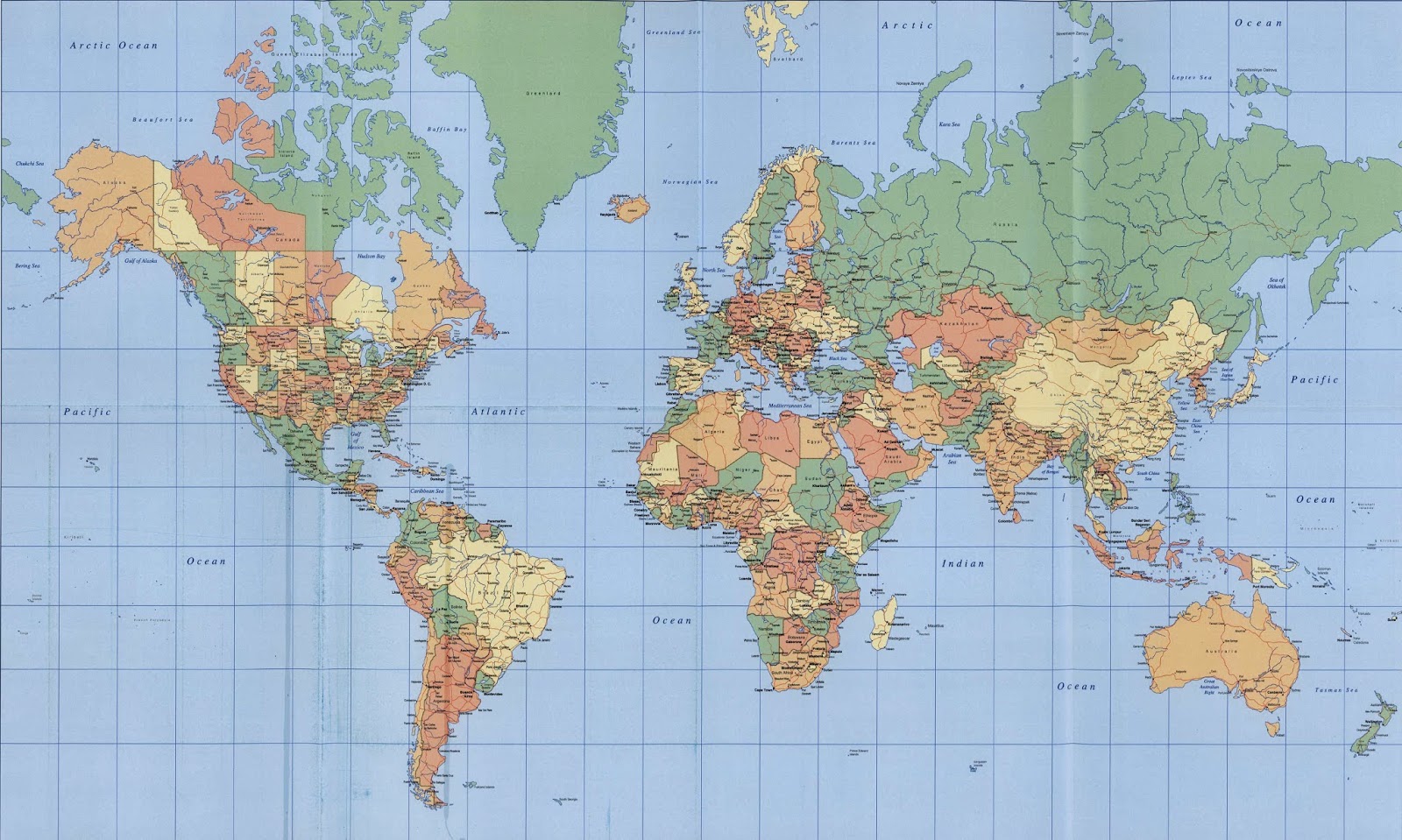 Peta Dunia Lengkap Dengan Nama Negara Dan Sejarah Pembuatannya Mutualist Us