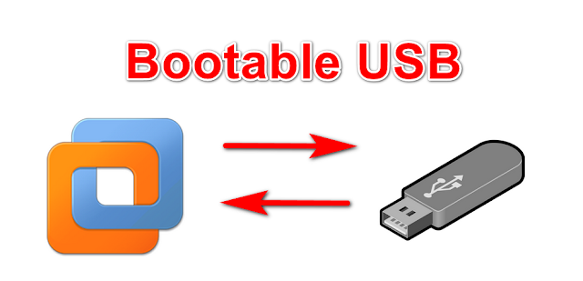 شرح طريقة الإقلاع من فلاش ميموري USB على برنامج الانظمة الوهمية VMware Workstation