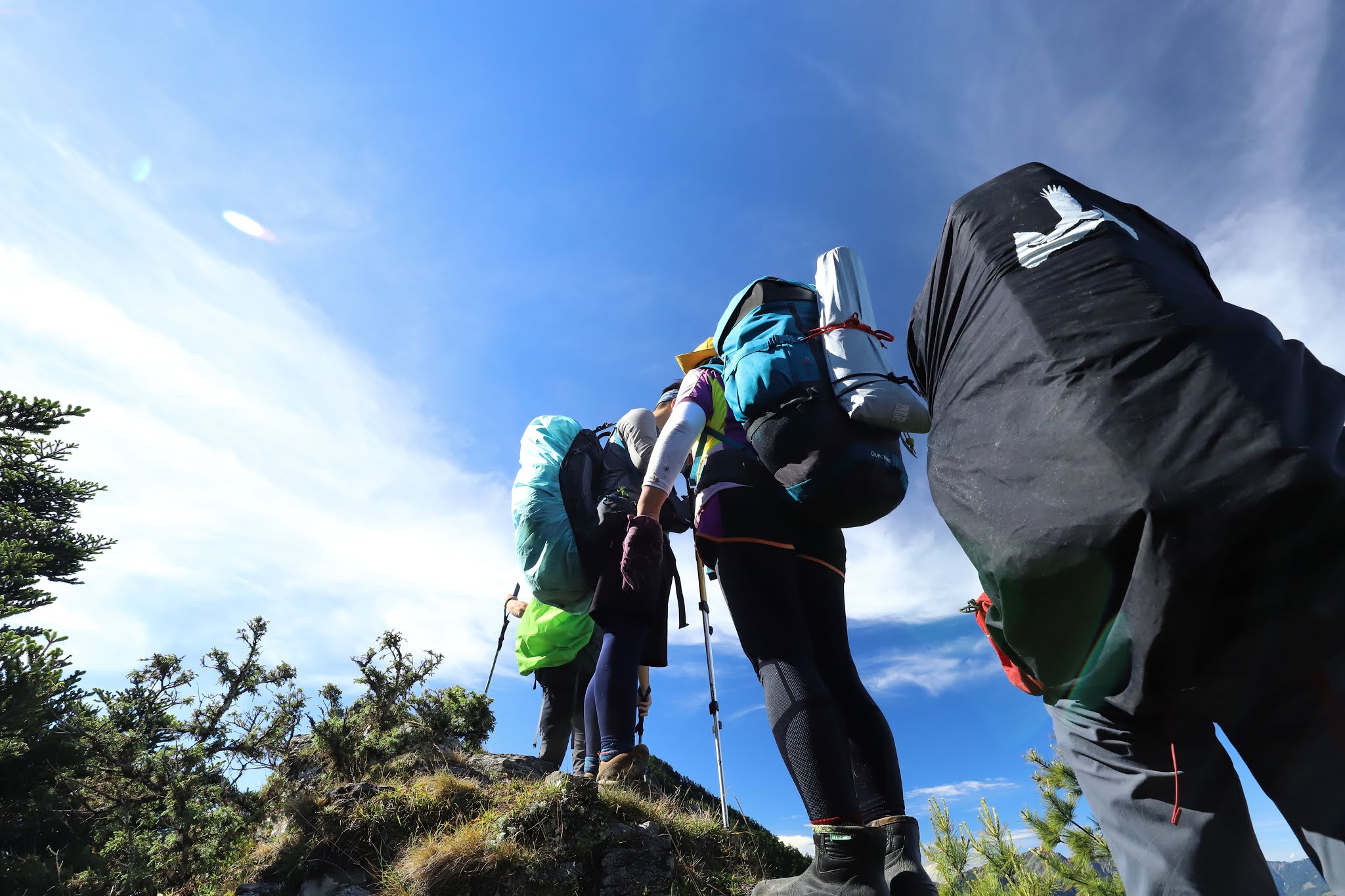 中央山脈北二段岩稜