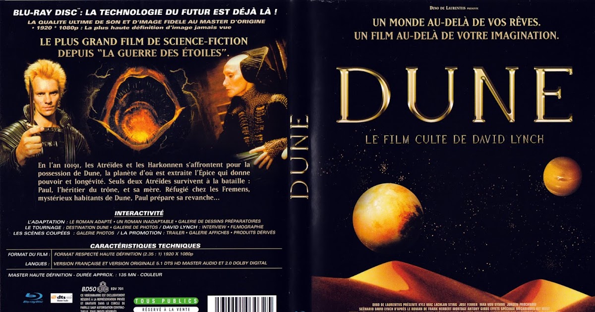 BLU-RAY JAQUETTES BLU-RAY: Dune