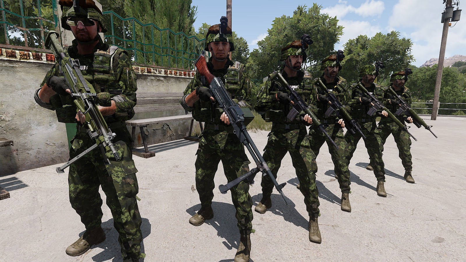 弱者の日記^^武器や照準器、ユニフォームがある Arma 3 用のカナダ軍 MOD