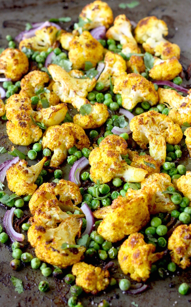 Roasted Curry Cauliflower recipe by SeasonWithSpice.com