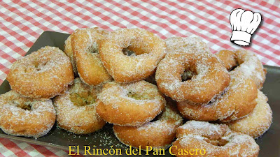 Roscas de sartén con almendra muy esponjosas Receta fácil