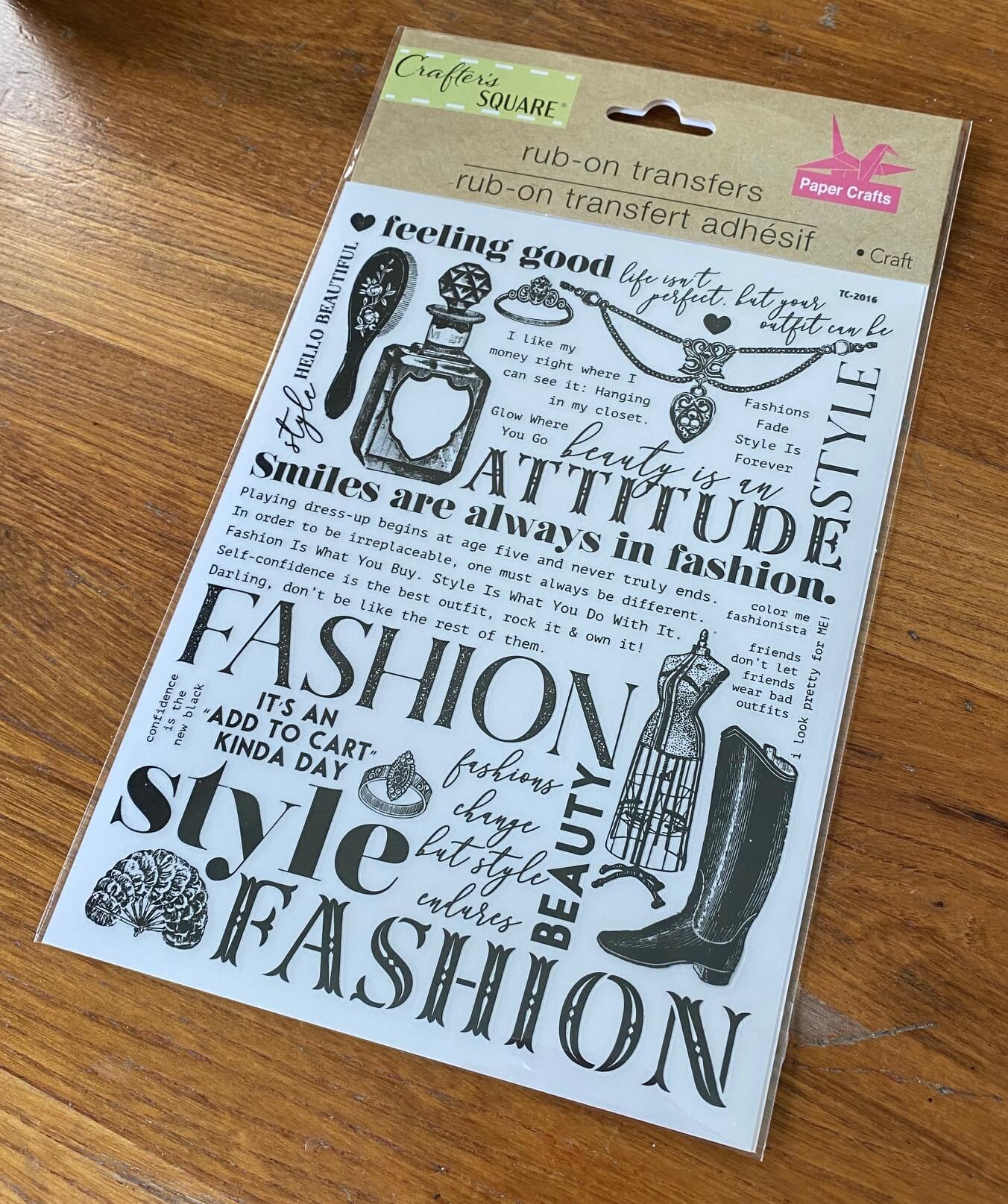 More Paper Mache Box Upcycles With Dollar Tree Rub On Transfers