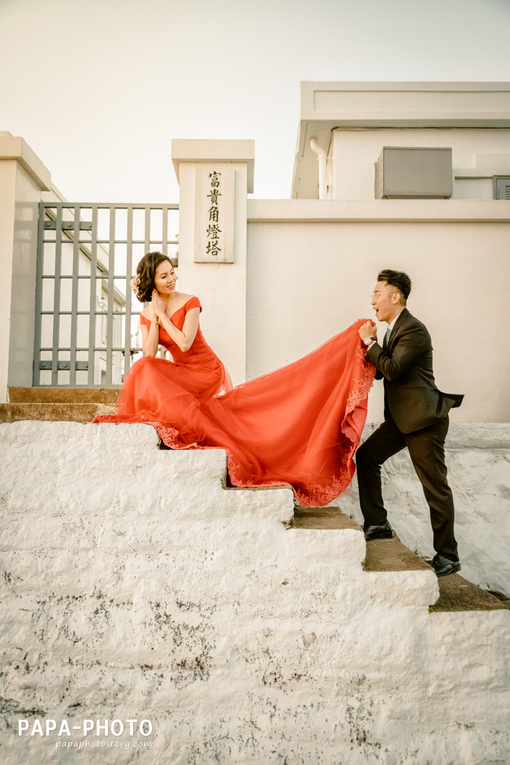 PAPA-PHOTO婚禮影像 老梅石槽婚紗 富貴角燈塔 自助婚紗 桃園婚紗推薦