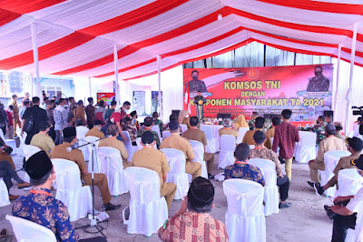 Dimasa Pandemi Covid-19 Desa Sedong Lor Diserbu Prajurit TNI