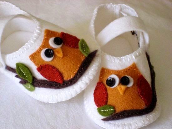 Cara Membuat Pola Sepatu Bayi Dari Kain Flanel