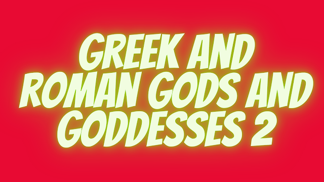 list or name of greek and roman gods and goddesses