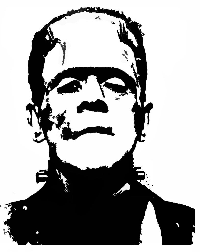 Frankenstein Face Template