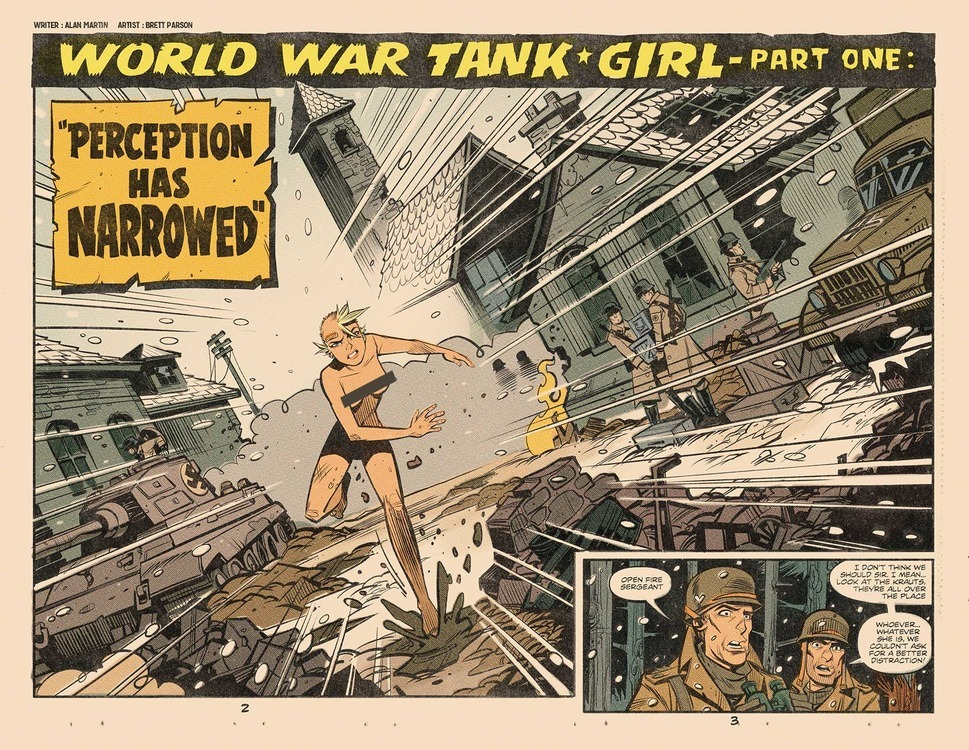 Weird Science DC Comics World War Tank Girl 1 Review