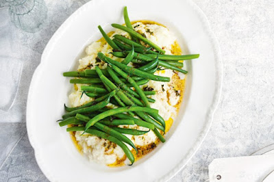 Cauliflower puree with green beans and lemon thyme butter meal ideas Cauliflower puree with green beans and lemon thyme butter meal ideas