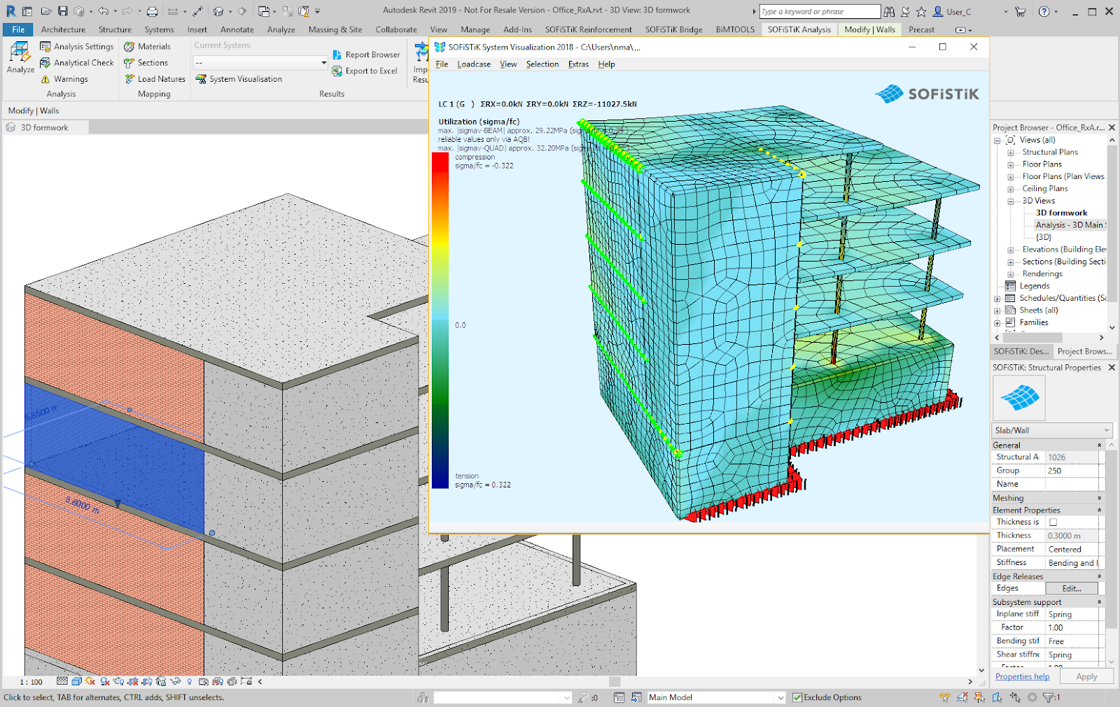 Revit AddOns SOFiSTiK Analysis + Design